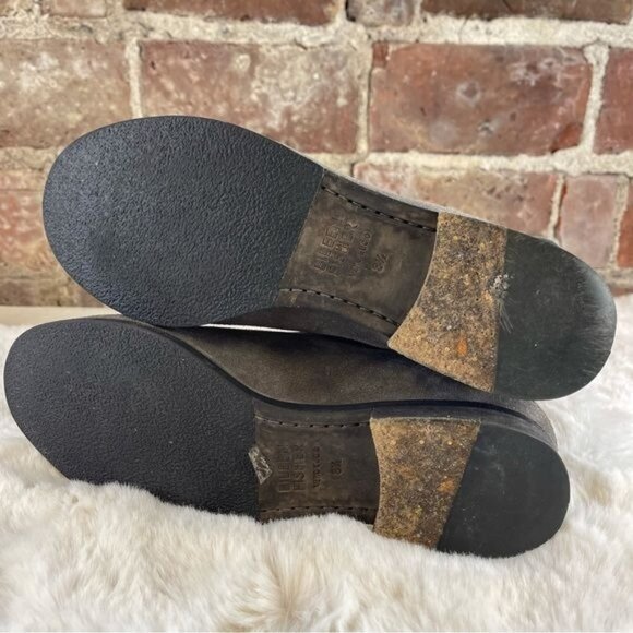 Eileen Fisher Gray Suede Ankle Booties Boots Sz 8.5 - Picture 6 of 7